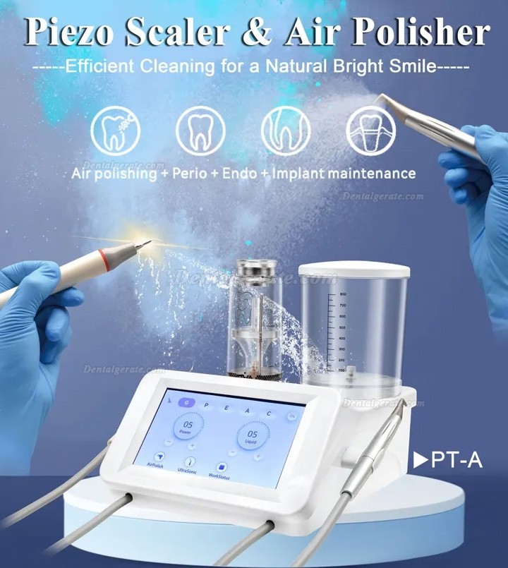 Dentales Ultraschall Scaler und Pulverstrahlger&auml;t System f&uuml;r die Parodontaltherapie &ndash; 2-in-1-System PT-A
